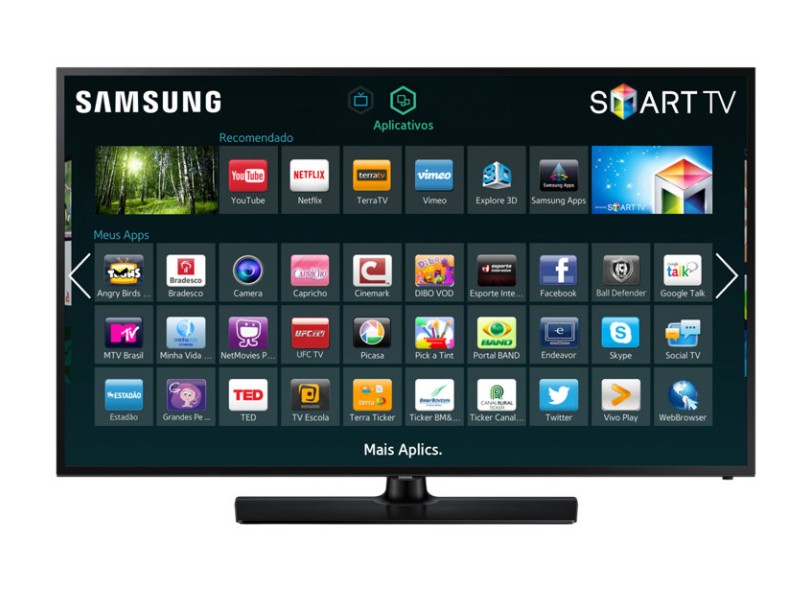 Smart TV TV LED 58" Samsung Série 5 Full HD Netflix UN58H5203 2 HDMI