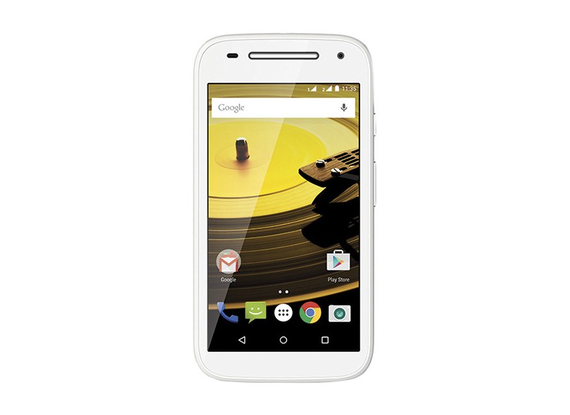 Smartphone Motorola Novo Moto E 2ª Geração XT1506 5,0 MP 2 Chips 8GB Android 5.0 (Lollipop) 3G Wi-Fi