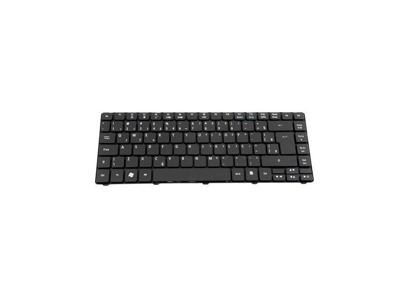 Teclado para Notebook bringIT compatível com Acer Aspire 4745 ABNT2 , 