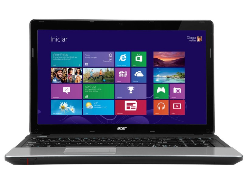 Notebook Acer Aspire E Intel Core i3 2328M 2ª Geração 2 GB de RAM HD 320 GB LED 15,6" Windows 8 E1-571-6_BR642
