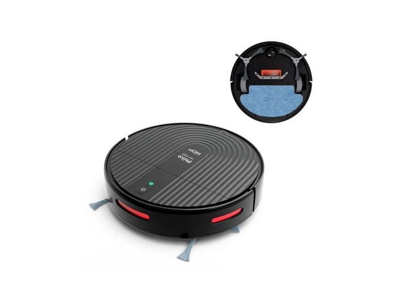 Aspirador Robô Philco PAS22P Aspira e Passa Pano Seco MOP Bivolt