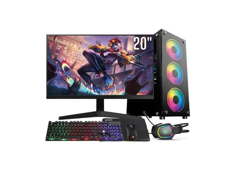 Computador Gamer Completo Intel Core i5 16GB SSD 256GB Kit Gamer com H