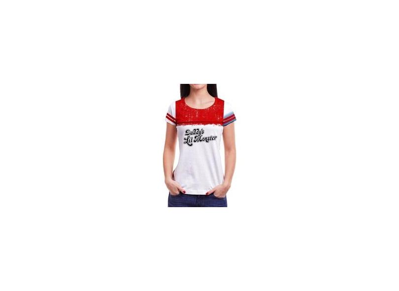Camiseta da Arlequina coringa blusa Esquadrão harley quinn em Promoção na  Americanas