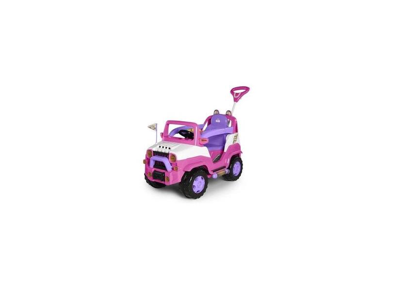 Carro Calesita Diipi Rosa Passeio E Pedal - 1028