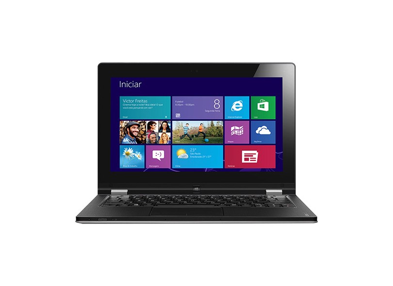 Ultrabook Conversível Lenovo IdeaPad Intel Core i5 3339Y 3ª Geração 8 GB de RAM SSD 128 GB LED 11,6" Touchscreen Windows 8 Yoga 11S