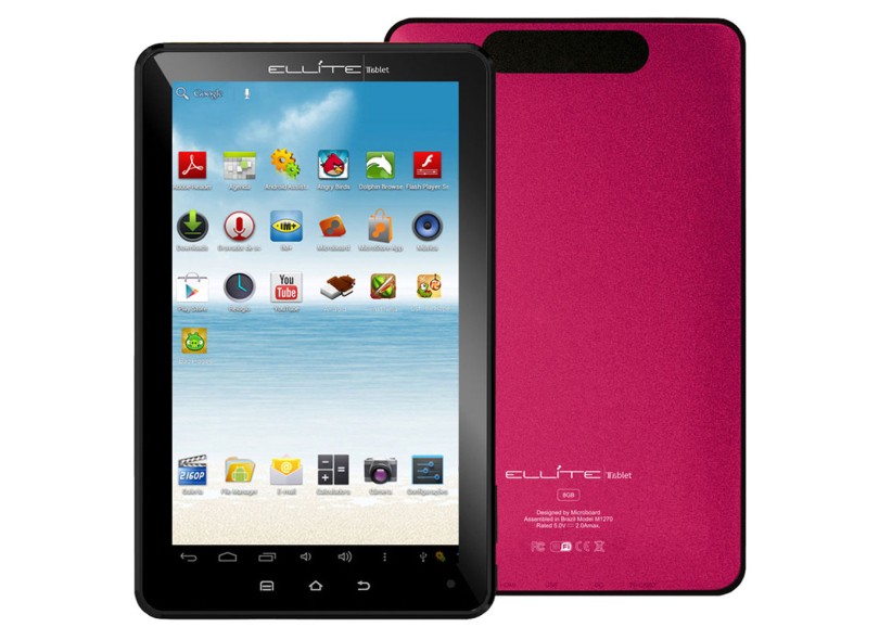 Tablet Microboard Ellite 8 GB TFT 7" Android 4.0 (Ice Cream Sandwich) M1270