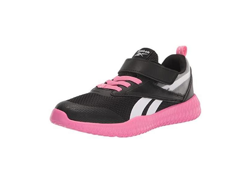 Reebok Tenis infantil unissex Flexagon Energy 3.0 Cross Trainer Preto Branco Rosa Verdadeiro 10.5 Little Kid em Promocao e no Buscape