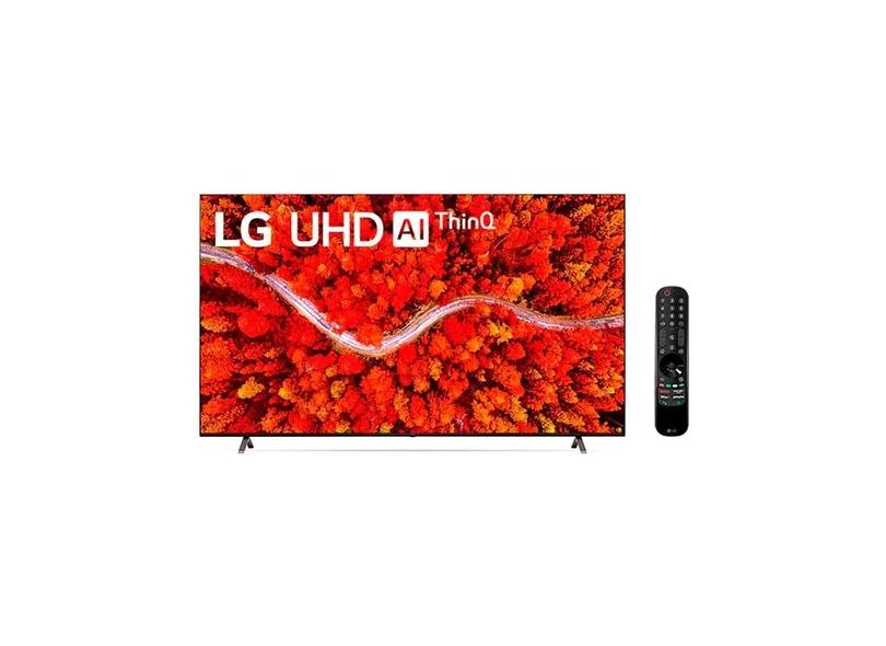 Smart TV TV LED 75" LG ThinQ AI 4K HDR 75UP8050PSB 4 HDMI