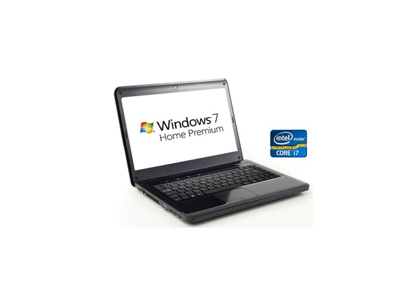 Notebook Positivo 7990 SIM 8GB 500GB Intel Core i7 2620M 2.7GHz Windows 7 Home Premium