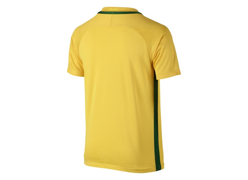 Camisa Torcedor infantil Brasil I 2016 sem Número Nike