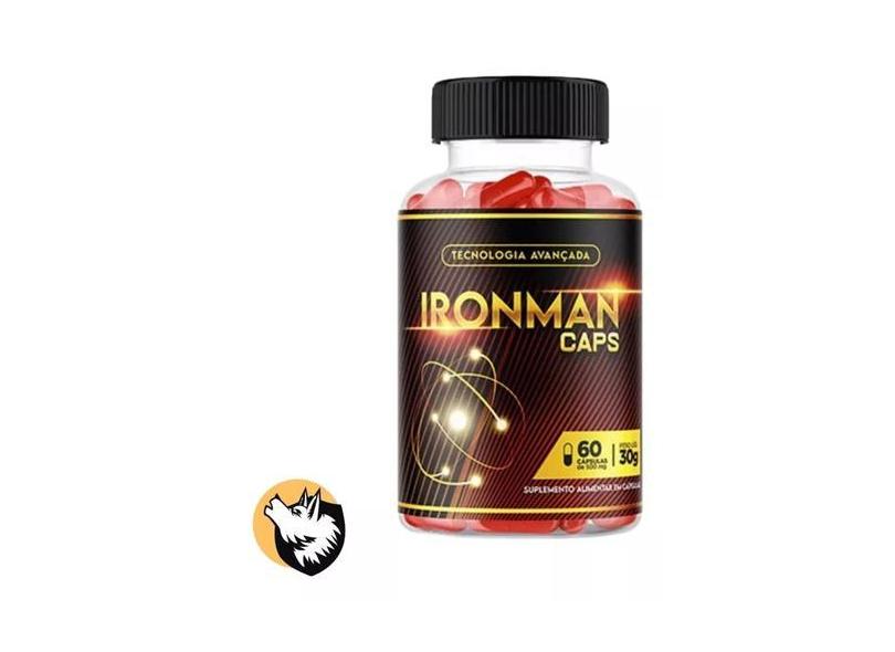 Ironman Caps 60Un - Ironman - Alto Desempenho Sexual - Iron Man