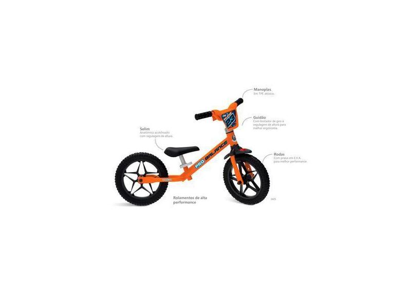 Bicicleta De Equilíbrio Balance Pro - Brinquedos Bandeirante