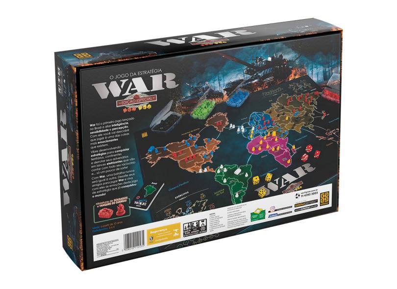 Jogo de Estratégia War II Grow - Brinquedos de Estratégia - Magazine Luiza