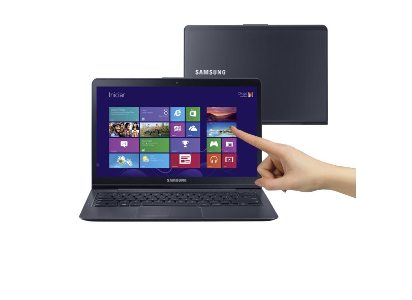 Ultrabook Samsung ATIV Book 5 Intel Core i5 3337U 3ª Geração 4 GB de RAM HD 500 GB SSD 24 GB LED 13,3" Touchscreen Windows 8 NP540U3C-KD1