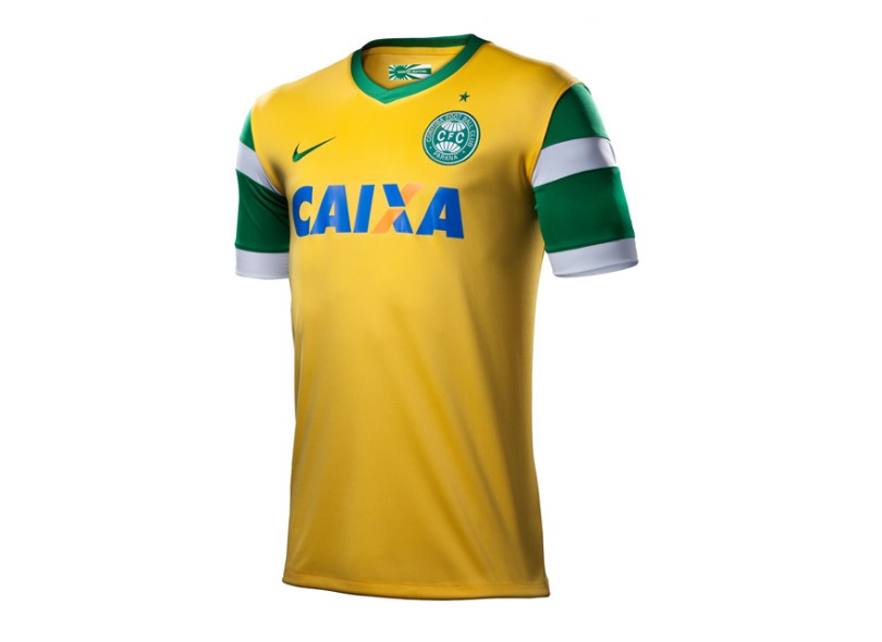 Camisa Jogo Coritiba III 2014 sem Número Nike