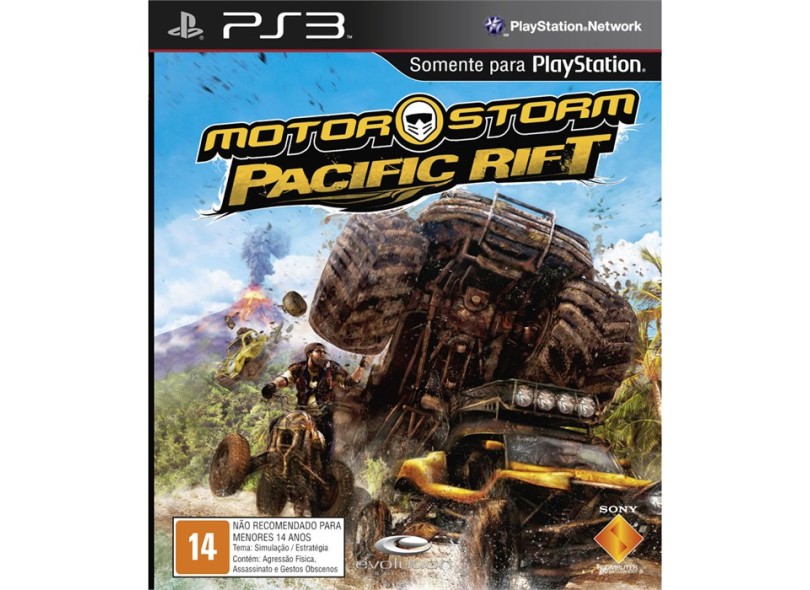 Jogo Corrida Sony Motorstorm Pacific Rift Playstation Ps3 em