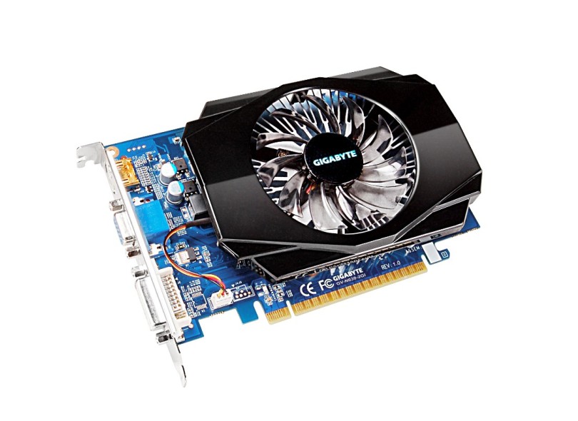 Placa de Video NVIDIA GeForce T 630 2 GB DDR3 128 Bits Gigabyte GV-N630-2GI (rev. 1.0)