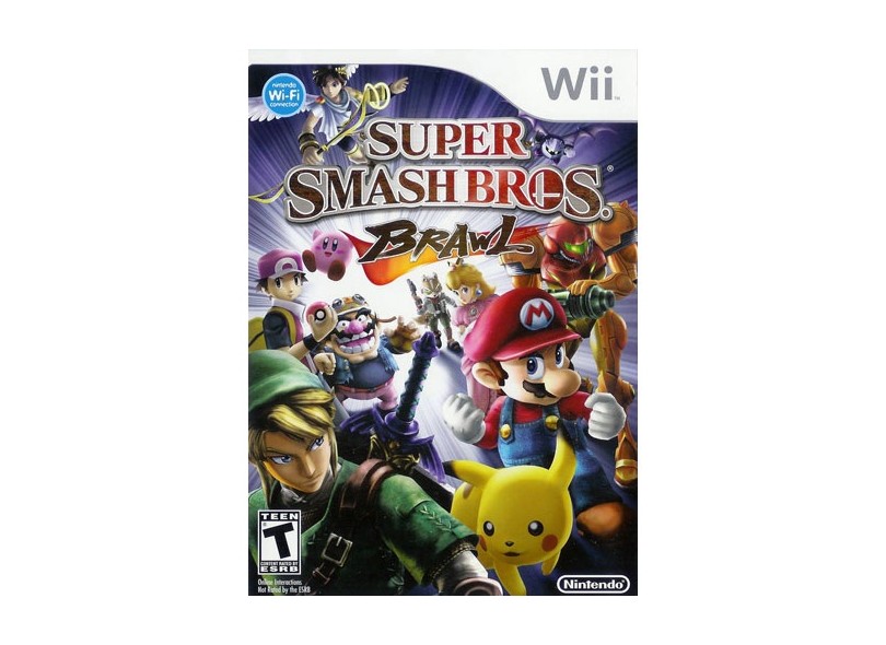 Jogo Super Smash Bros. Brawl Nintendo Wii
