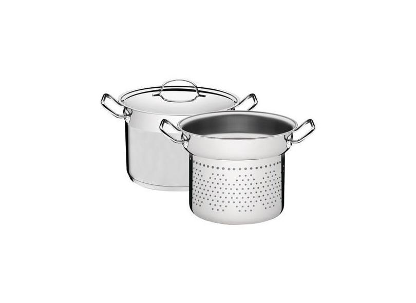 Jogo Cozi-Pasta Tramontina Inox Professional 24cm Com Tampa 2pcs