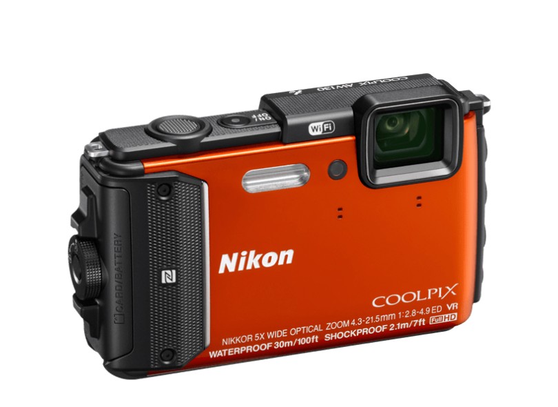 Câmera Digital Nikon Coolpix 16 MP Full HD AW130