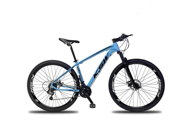 Bicicleta 27 Marchas ksw xlt Aro 29 Câmbio Altus Freio Hidráulico mtb