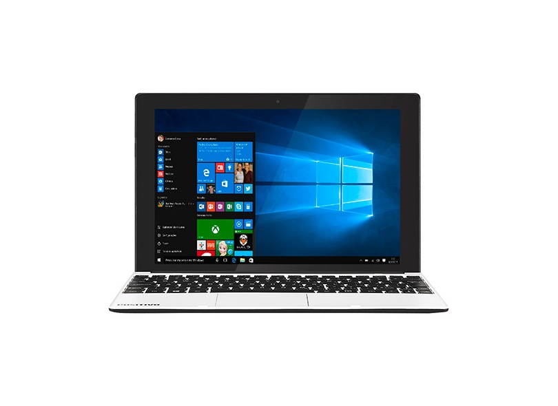 Notebook Conversível Positivo Duo Intel Atom Z3735G 1 GB de RAM HD 16 GB LED 10 " Touchscreen Windows 10 Home ZX3045