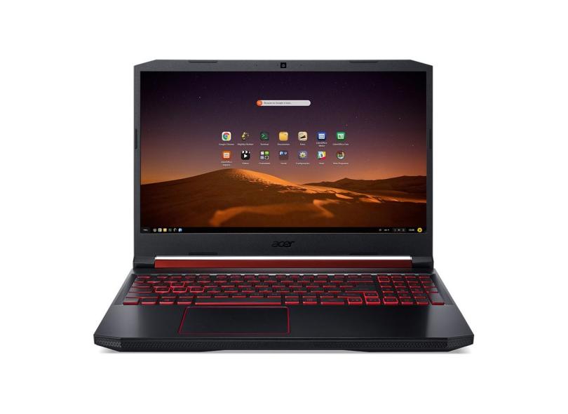 Notebook Gamer Acer Aspire Nitro 5 Intel Core i5 9300H 9ª Geração 8.0 GB de RAM Híbrido 512.0 GB 15.6 " Full GeForce GTX 1650 Endless OS AN515-54-574Q