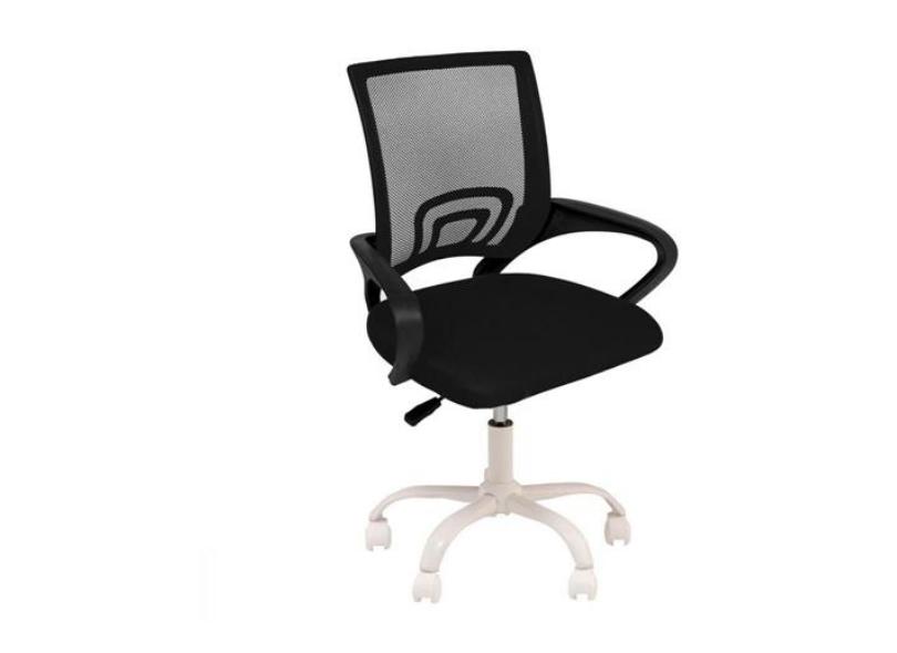 Cadeira de Escritório Office Wave com Base Branca Show de Cadeiras