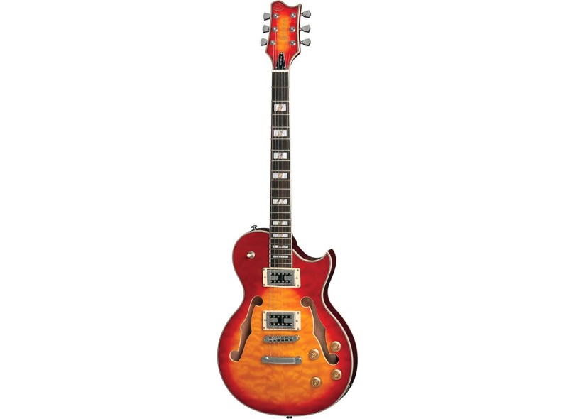 Guitarra Semiacústica Golden G Series Semi-Hollow GSH560