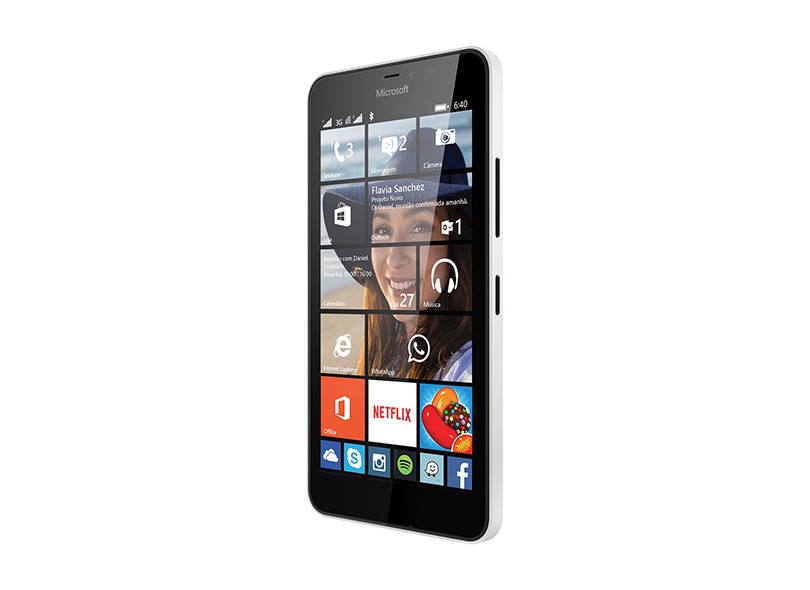Smartphone Microsoft Lumia 640 XL 2 Chips 8GB Windows Phone 8.1 4G Wi-Fi 3G