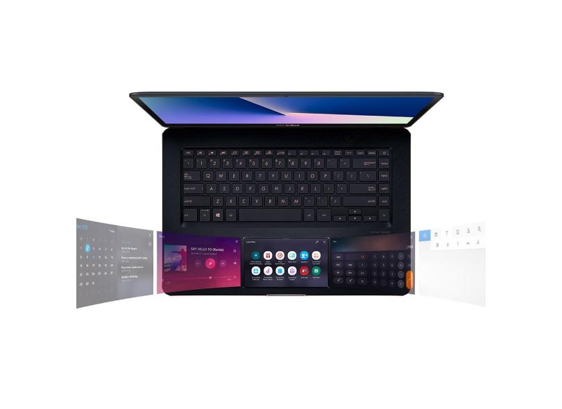 Notebook Asus Zenbook Pro Intel Core i9 8950HK 9ª Geração 16 GB de RAM 1024.0 GB 15.6 " 4K GeForce GTX 1050 Ti Windows 10 UX580GE