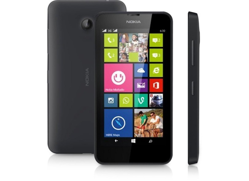Smartphone Nokia Lumia 630 2 Chips 8GB Windows Phone 8.1 Wi-Fi 3G