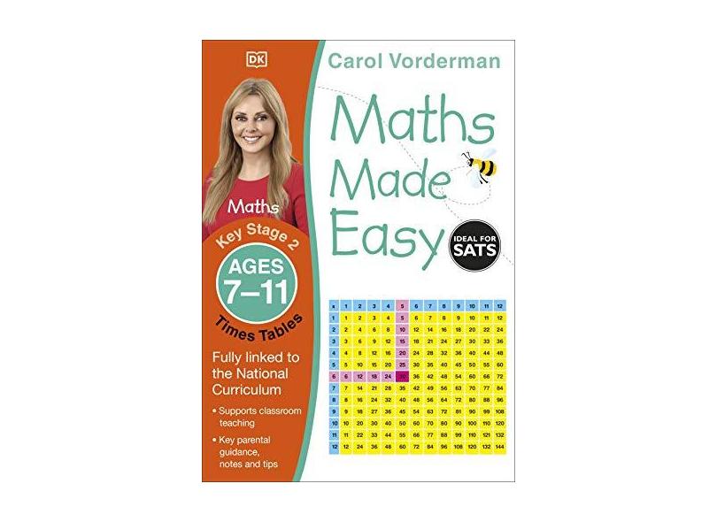 Maths Made Easy Times Tables Ages 7-11 Key Stage 2 - Carol Vorderman ...