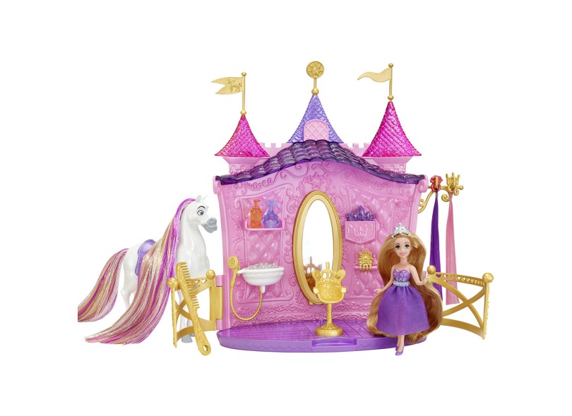 Boneca Princesas Disney Salão Rapunzel Mattel