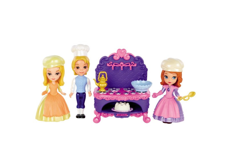 Boneca Princesas Disney Sofia Festa na Cozinha Mattel