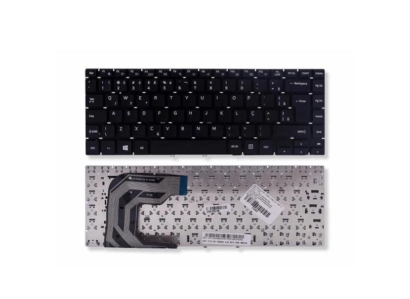 Teclado Para Notebook Samsung Essentials E22 Np370e4j-bw2br Np370e4k-kd3br Np370e4k-kw4br Padrão br ç