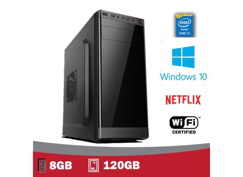 Computador 5TECHPC Intel Core I5 3.20ghz 8Gb ssd HD 120GB Hdmi Full-HD Windows 10 pro com wifi