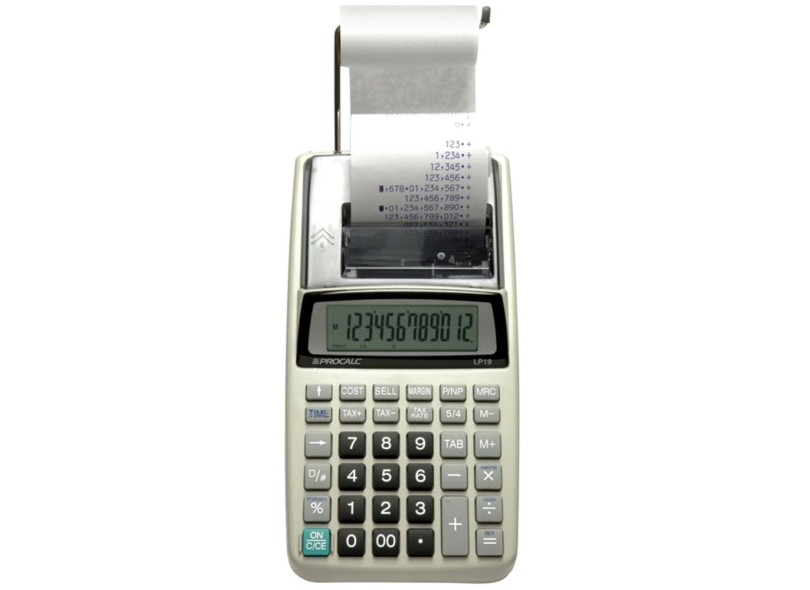 Calculadora de Mesa com Bobina Procalc LP19AP