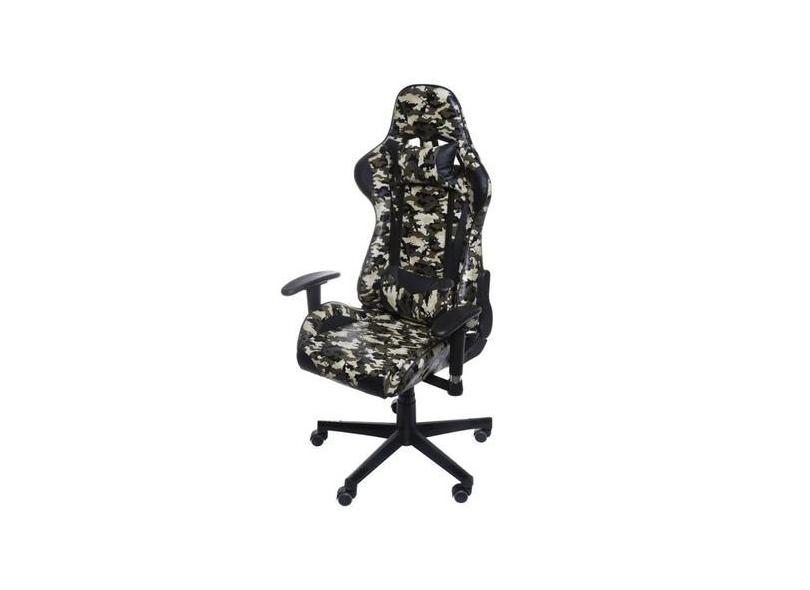 Cadeira Gamer F16 3318 C/ Estrutura Estofada Revestido Em Pu Braços C/