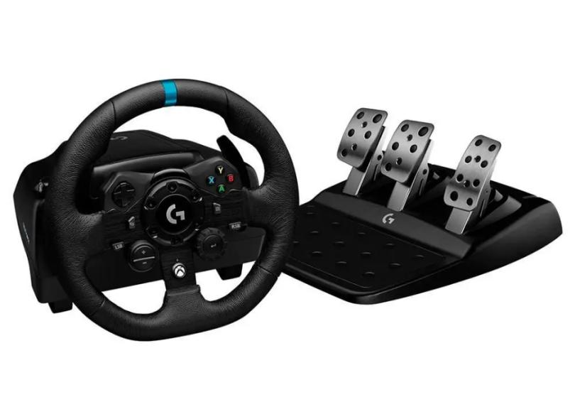 Volante Logitech G923 Para PS5, PS4 e PC - Preto, Shopping