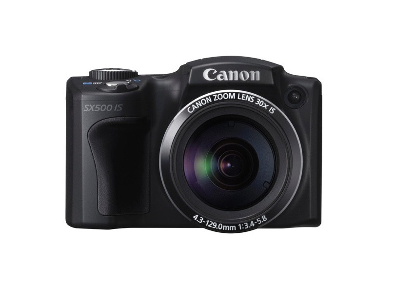 Câmera Digital Canon PowerShot 16 mpx SX500 IS