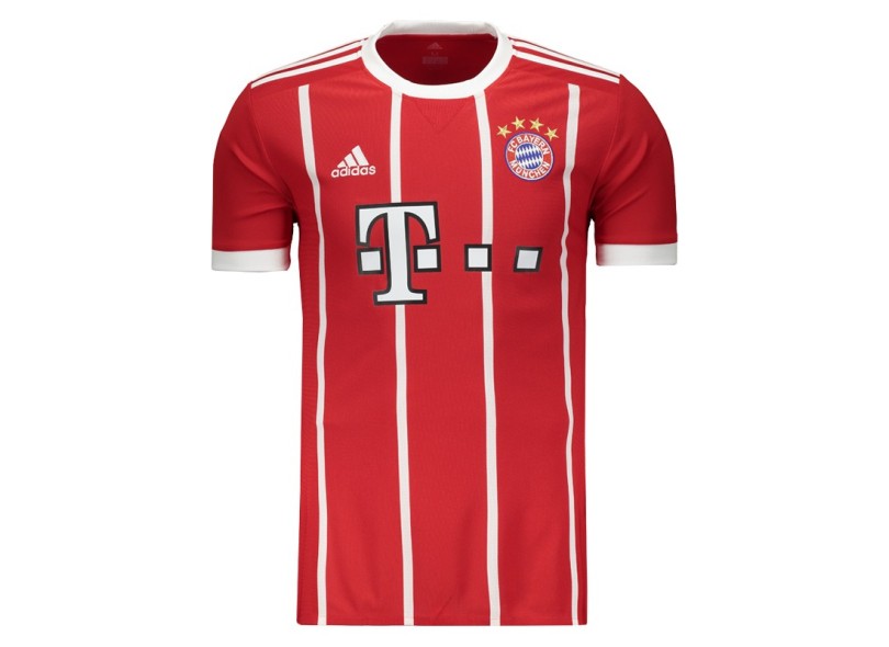Camisa Torcedor Bayern de Munique I 2017/18 Adidas