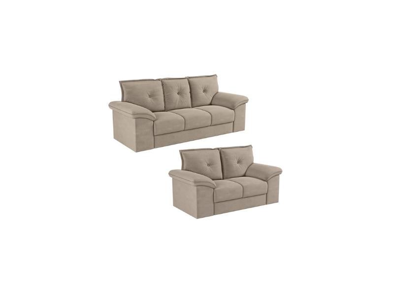 Sofá Conjunto 2 e 3 lugares Lyon Besthouse