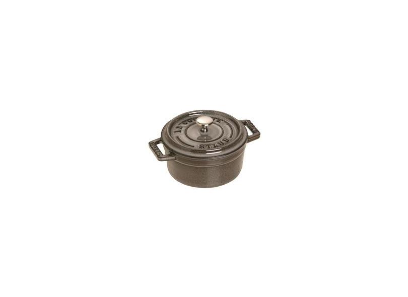 Caçarola Redonda Ferro Fundido 10 cm  Grafite Staub