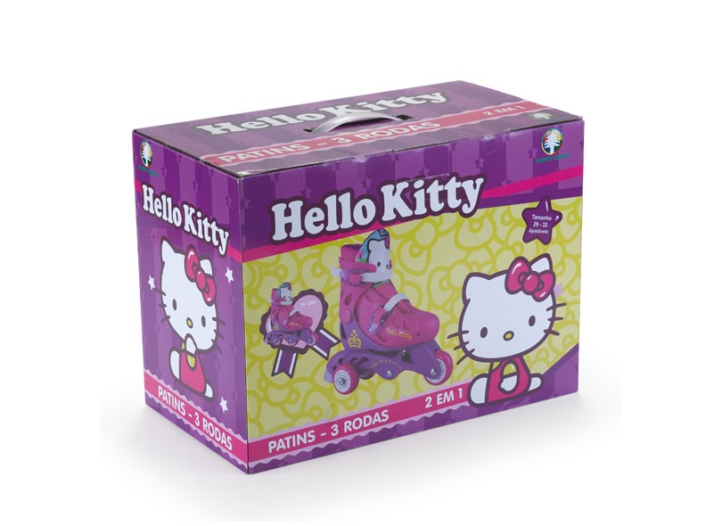 Patins 3 rodas Hello Kitty Monte Líbano 9600
