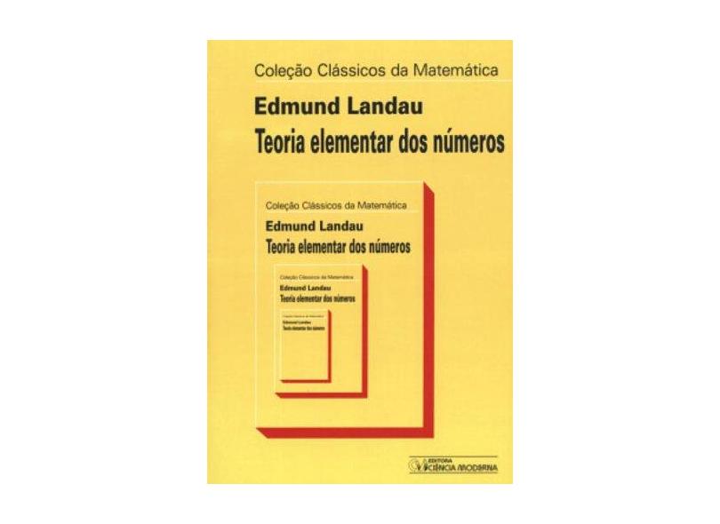 Teoria Elementar dos Números - Landau, Edmund - 9788573931747