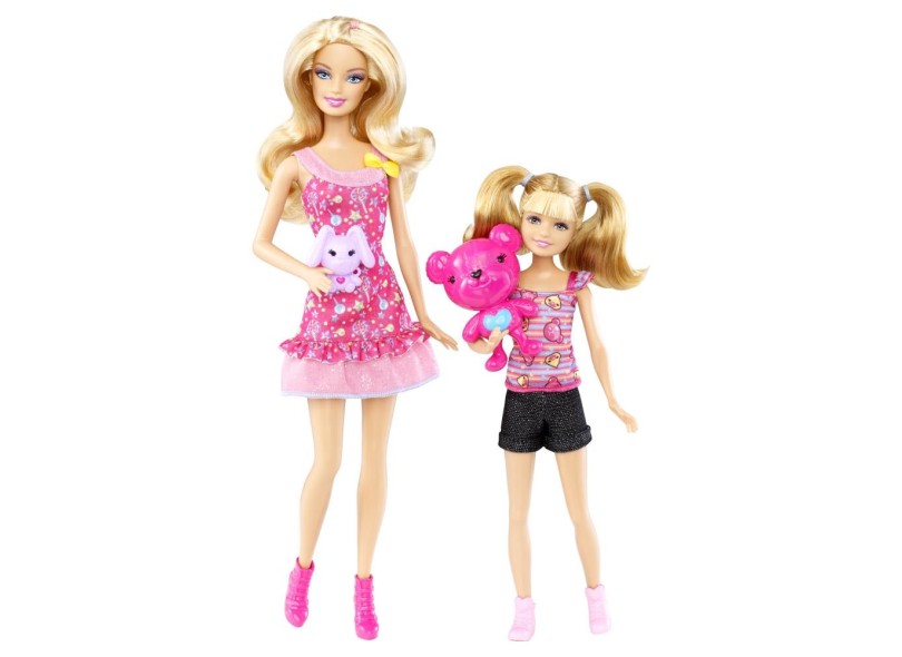 Boneca Barbie Irmãs Barbie e Stacie no Parque Mattel