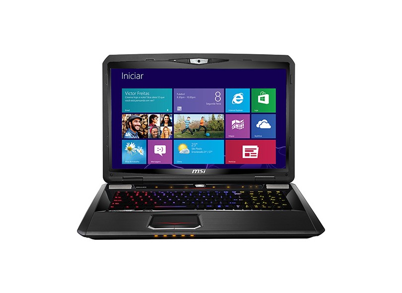 Notebook MSI Gamer Intel Core i7 4700MQ 4ª Geração 8GB de