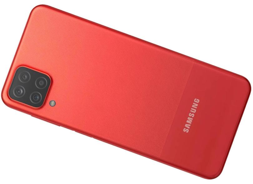 Smartphone Samsung Galaxy A12 SM-A125MZ 4 GB 64GB Câmera Quádrupla MediaTek Helio P35 2 Chips Android 10