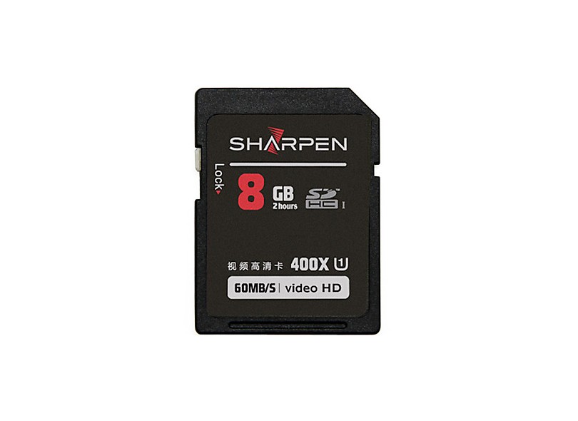 Cartão de Memória SDHC-I Sharpen 8 GB